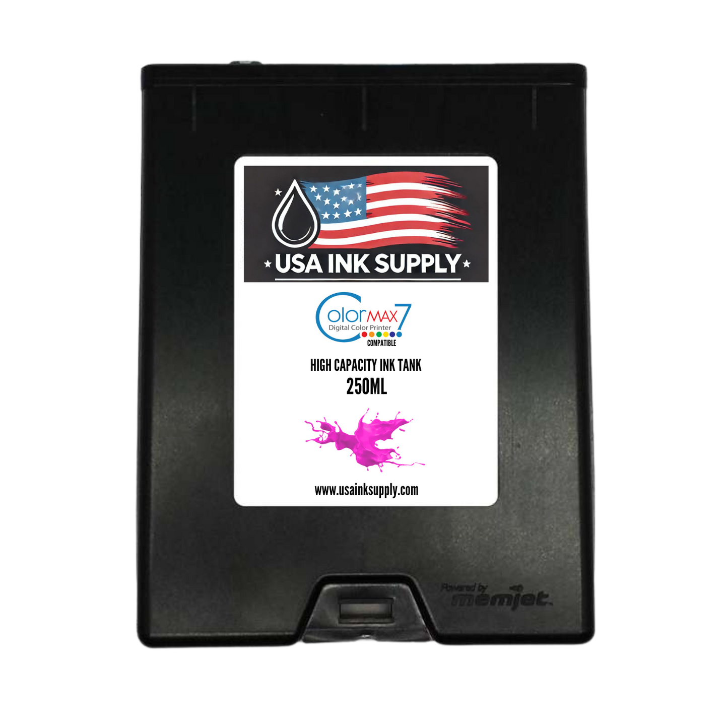 Formax ColorMax Compatible Magenta (M) High Capacity MemJet Ink Tank (250ml) Fade-Resistant Replacement Inkjet Printer Ink