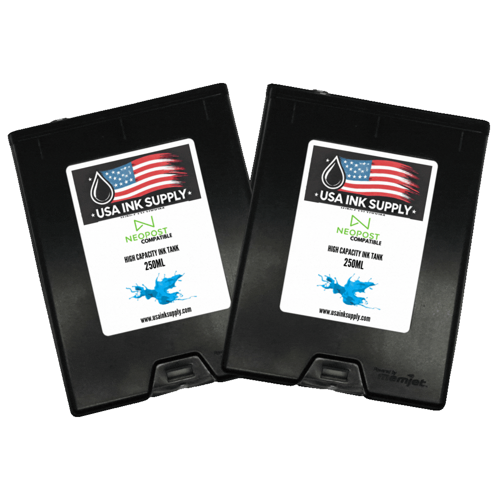 Neopost Compatible MemJet Ink Tank - Build Your Own 2-Pack - High Capacity MemJet Ink Tank (500ml) Fade-Resistant Replacement Inkjet Printer Ink