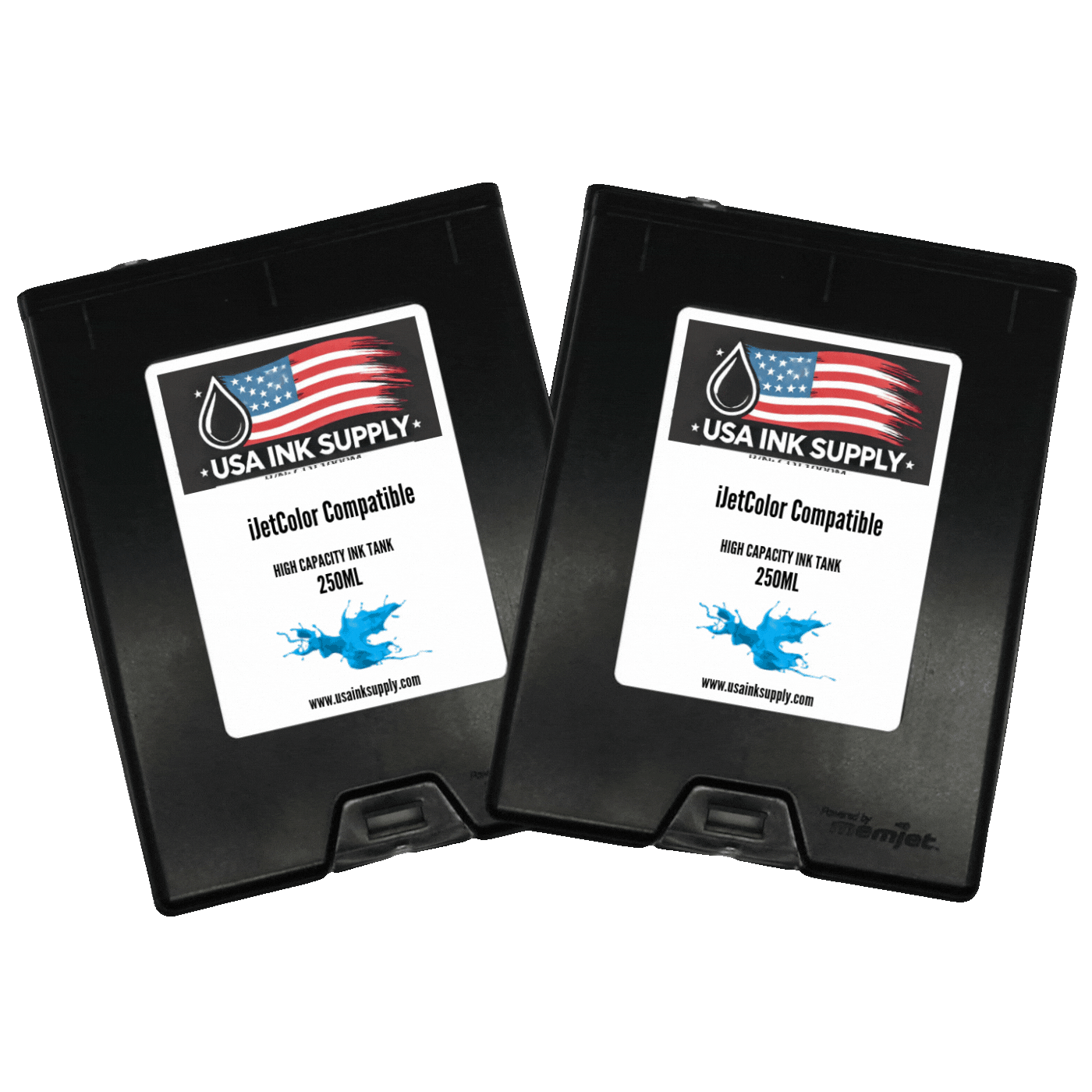 iJetColor by Printware Compatible MemJet Ink Tank - Build Your Own 2-Pack - High Capacity MemJet Ink Tank (500ml) Fade-Resistant Replacement Inkjet Printer Ink