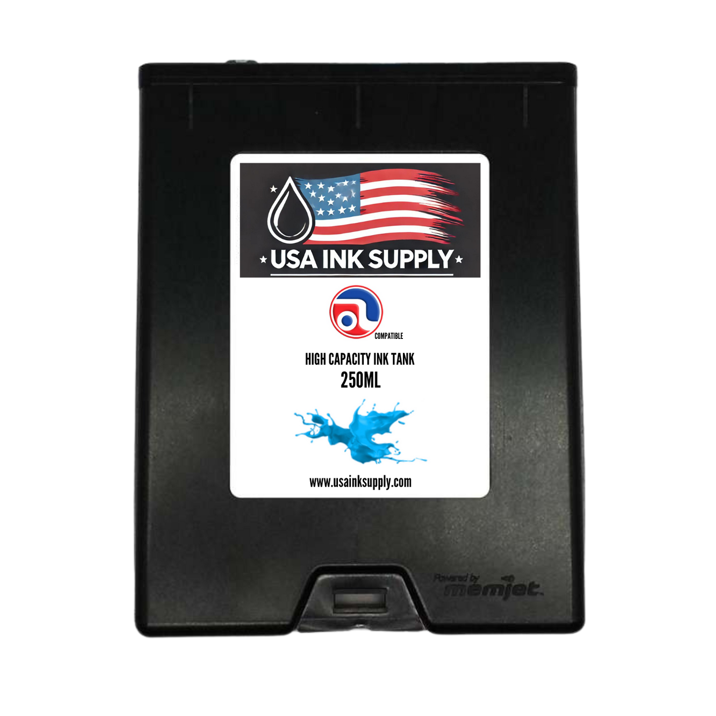 AstroJet Compatible (CMYKK) High Capacity MemJet Ink Tank Set (1250mL) - 5 Pack - Fade-Resistant Replacement Inkjet Printer Ink