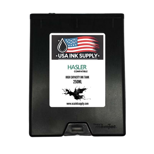 Hasler Compatible Black (K) High Capacity MemJet Ink Tank (250ml) Fade-Resistant Replacement Inkjet Printer Ink