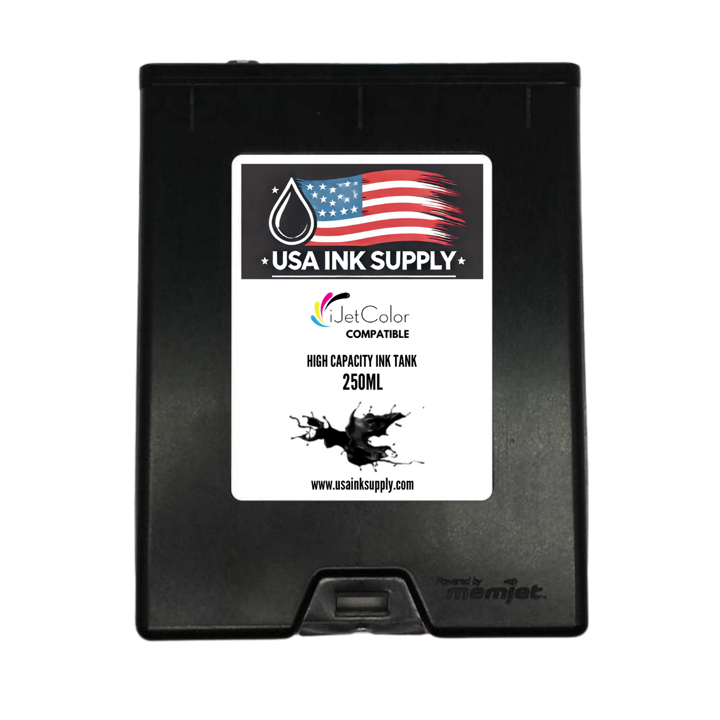 iJetColor by Printware Compatible (CMYKK) High Capacity MemJet Ink Tank Set (1250mL) - 5 Pack - Fade-Resistant Replacement Inkjet Printer Ink