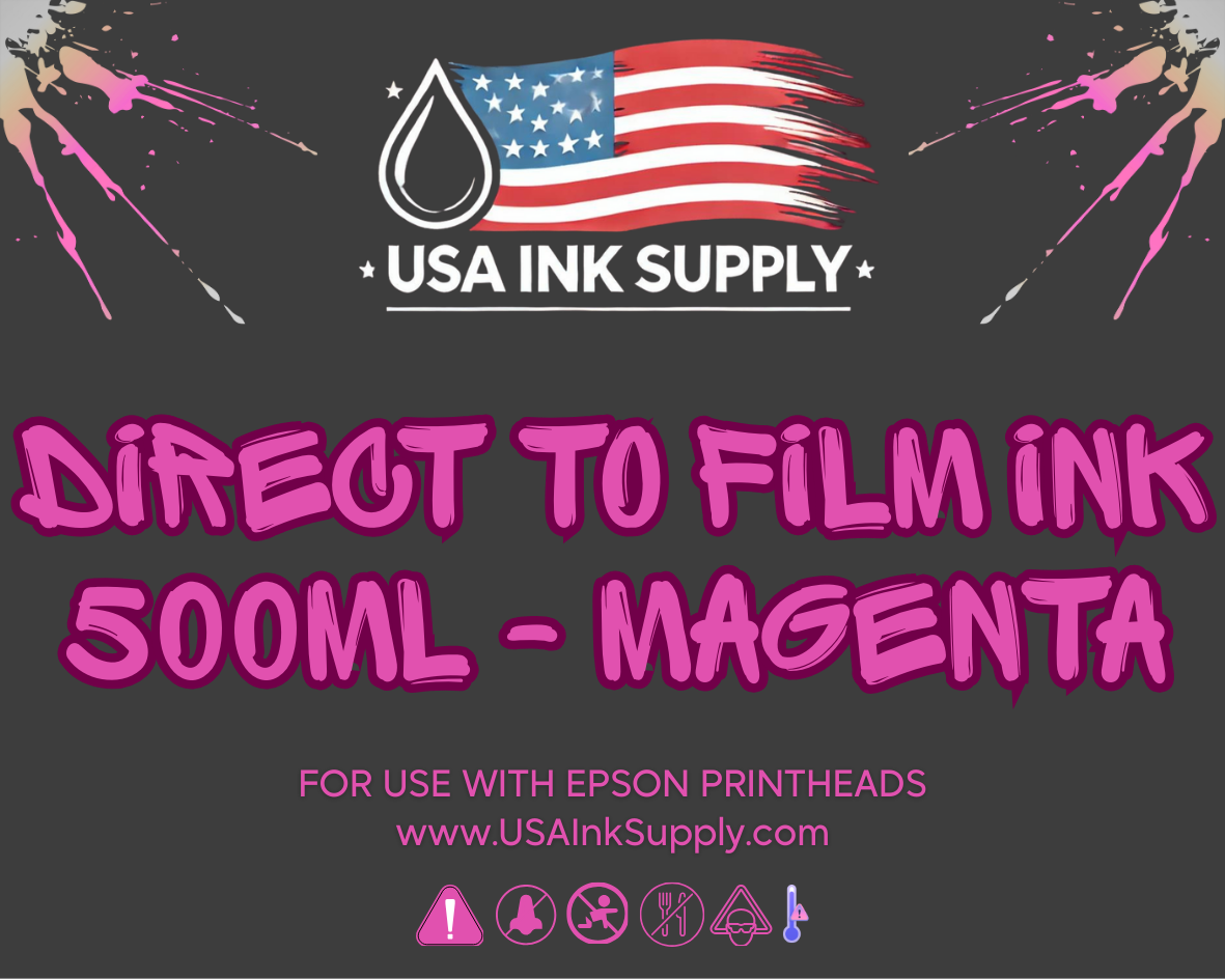 DTF Premium Printing Ink – 6x 500mL Bottle (CMYKWW)