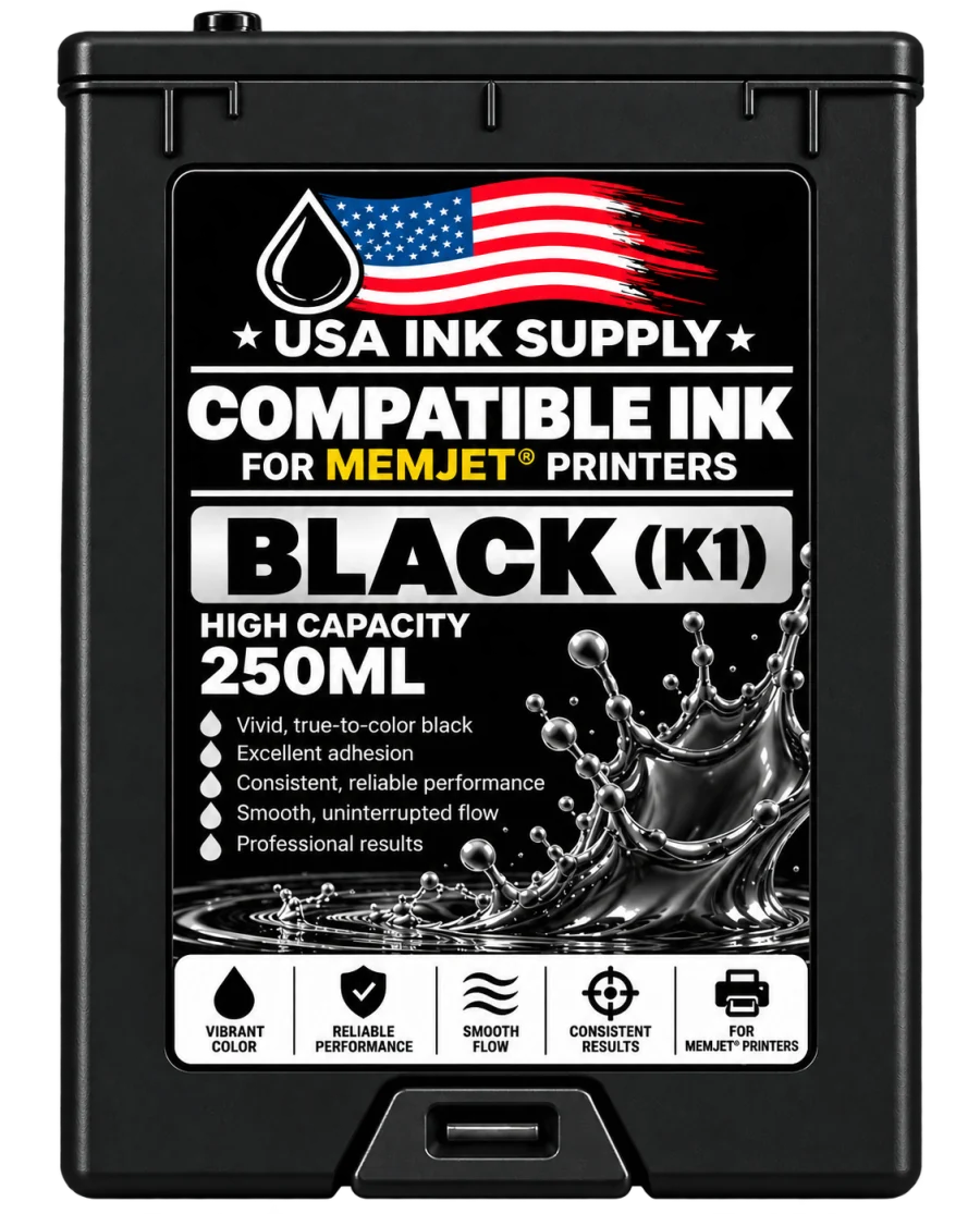 iJetColor by Printware Compatible Black (K) Tank (250mL) - Compatible MemJet ink tank 250mL